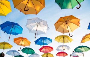 fiscalità coperture- ombrelli simbolo di protezione