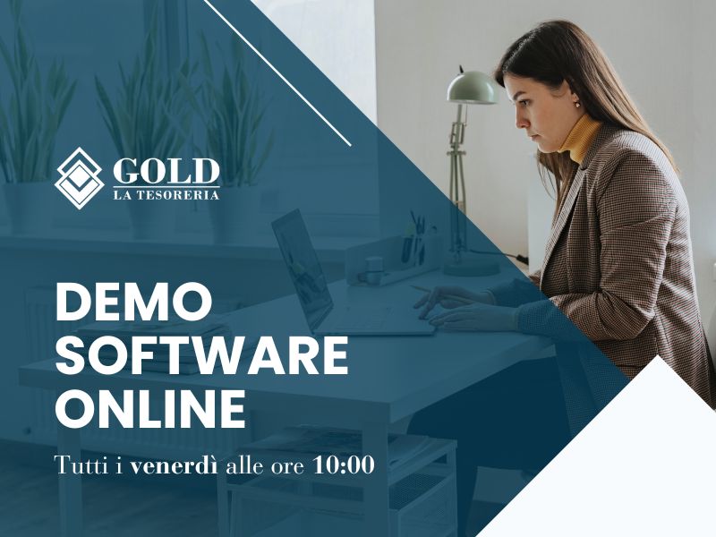 demo presentazione software gestione della tesoreria GOLD