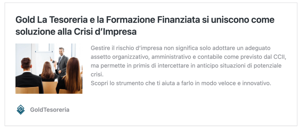 cover articolo formazione finanziata per migliorare la gestione finanziaria aziendale