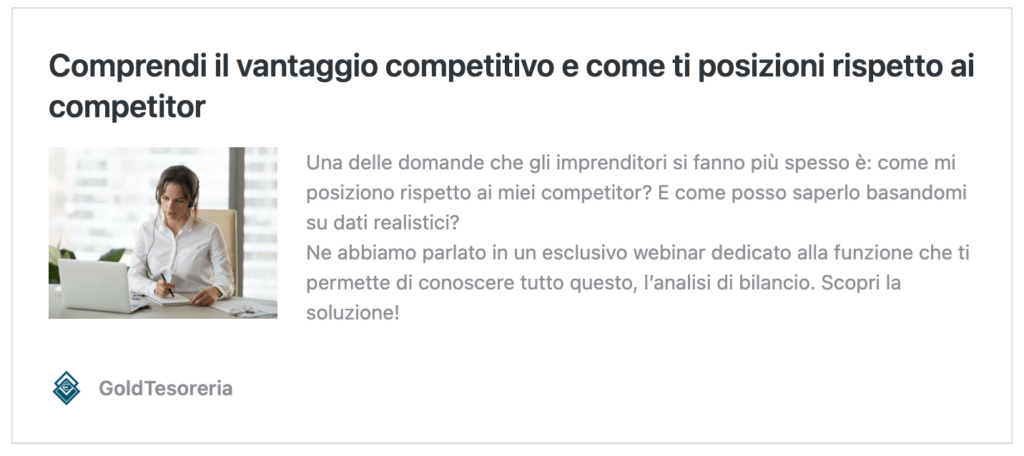 cover articolo la gestione della tesoreria come vantaggio competitivo